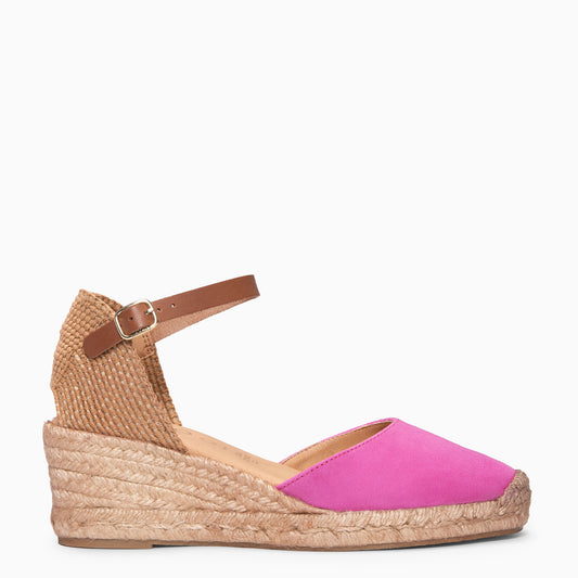 ALTEA - Cuñas de esparto bajas FUCSIA