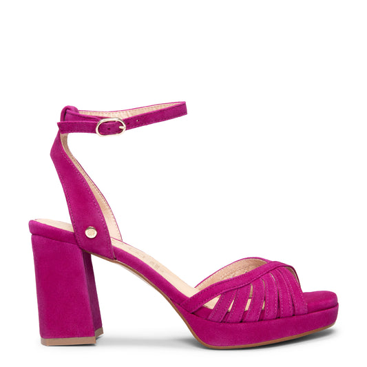 CRISTEL - SANDALIAS ELEGANTES DE TACÓN DE VESTIR BUGANVILLA