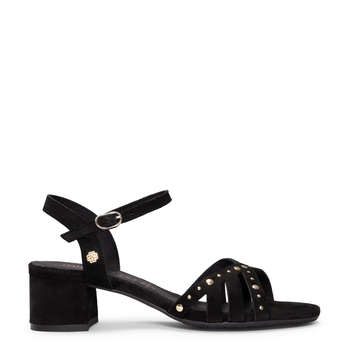 DAISY - Sandalias de tacón medio NEGRO