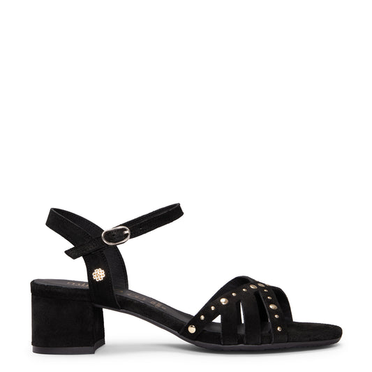 DAISY - Sandalias de tacón medio NEGRO