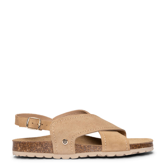 TULUM - Sandalias destalonadas con suela BEIGE