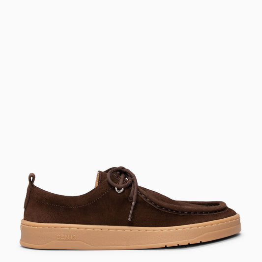 NIMBO - Mocasines de cordones Baresoft MARRON