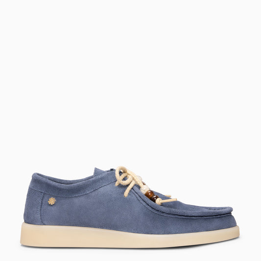 TUPI - Mocasines con cordones de serraje JEANS