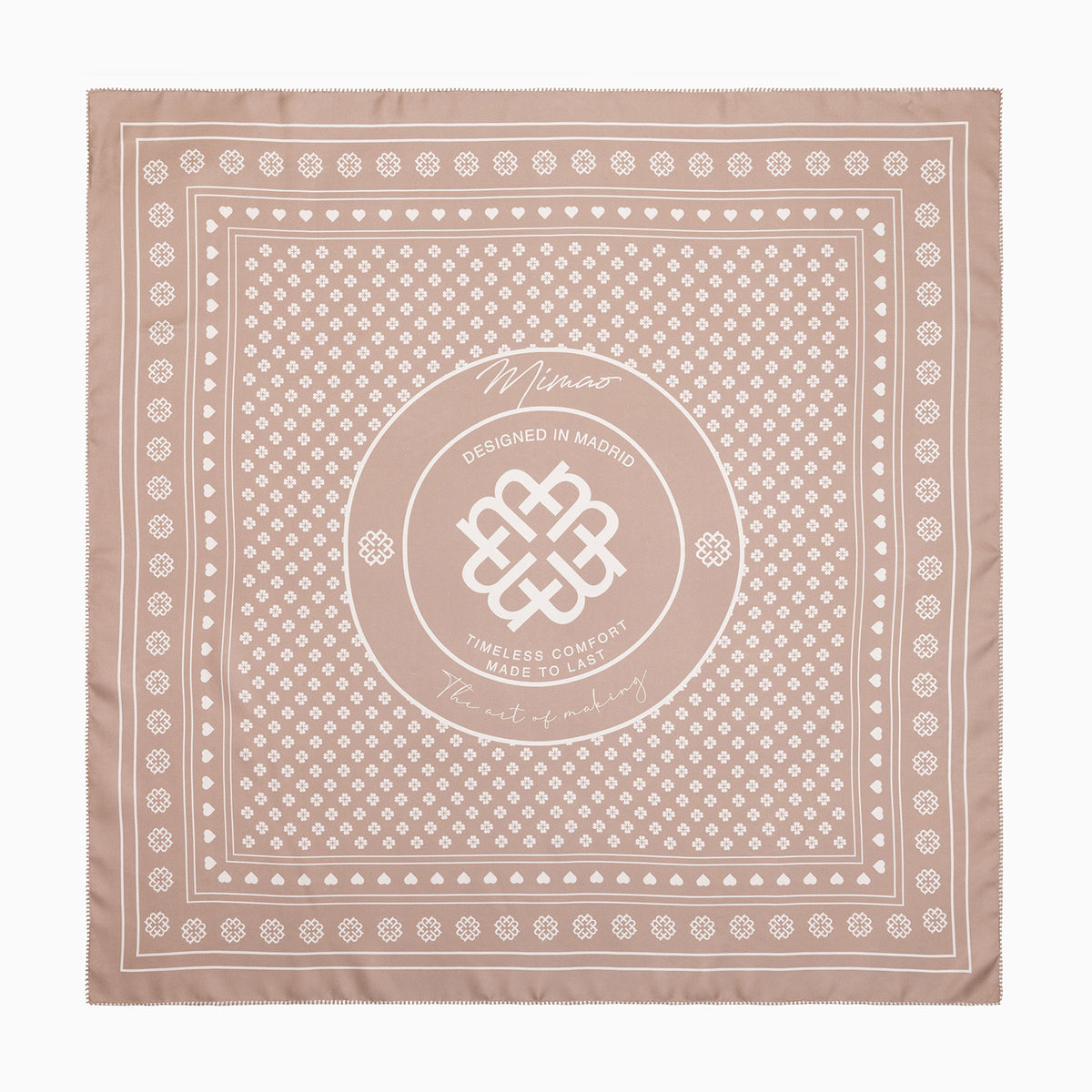PAÑUELO miMaO - Pañuelo 100% seda con logo miMaO