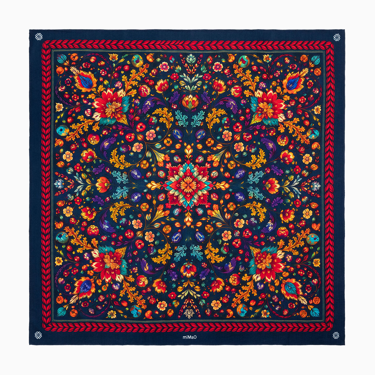 PAÑUELO PARAISO - Pañuelo de lana con estampado floral