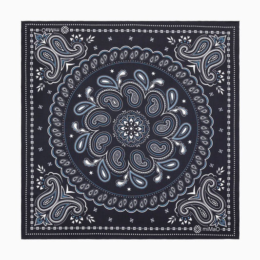 PAÑUELO MANDALA - Pañuelo 100% lana con estampado floral