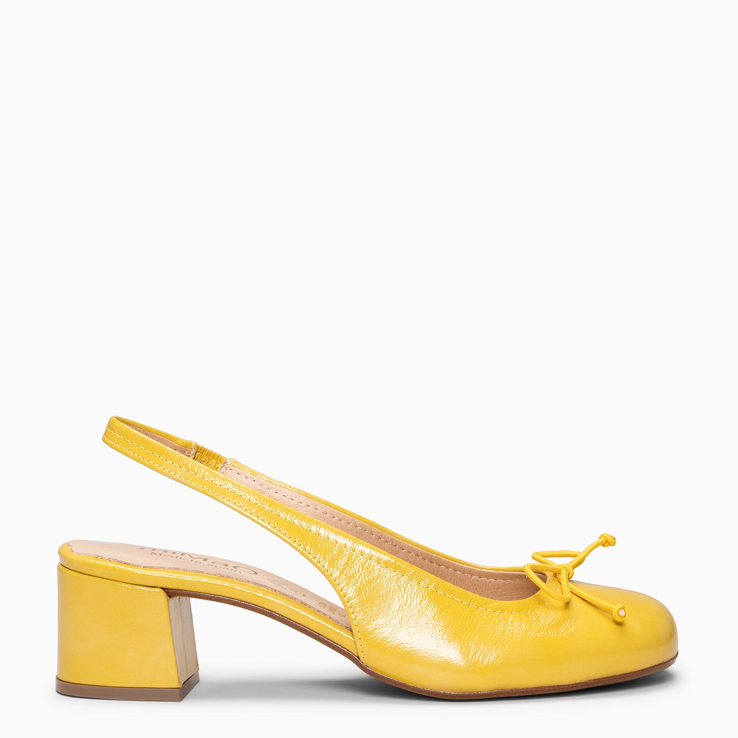 DOROTHY - Zapatos de tacón destalonado Baresoft AMARILLO