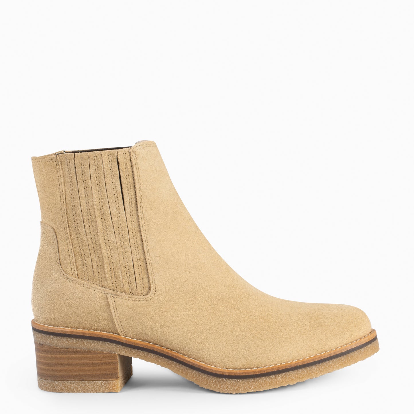 COUNTRY – Botines camperos para mujer BEIGE