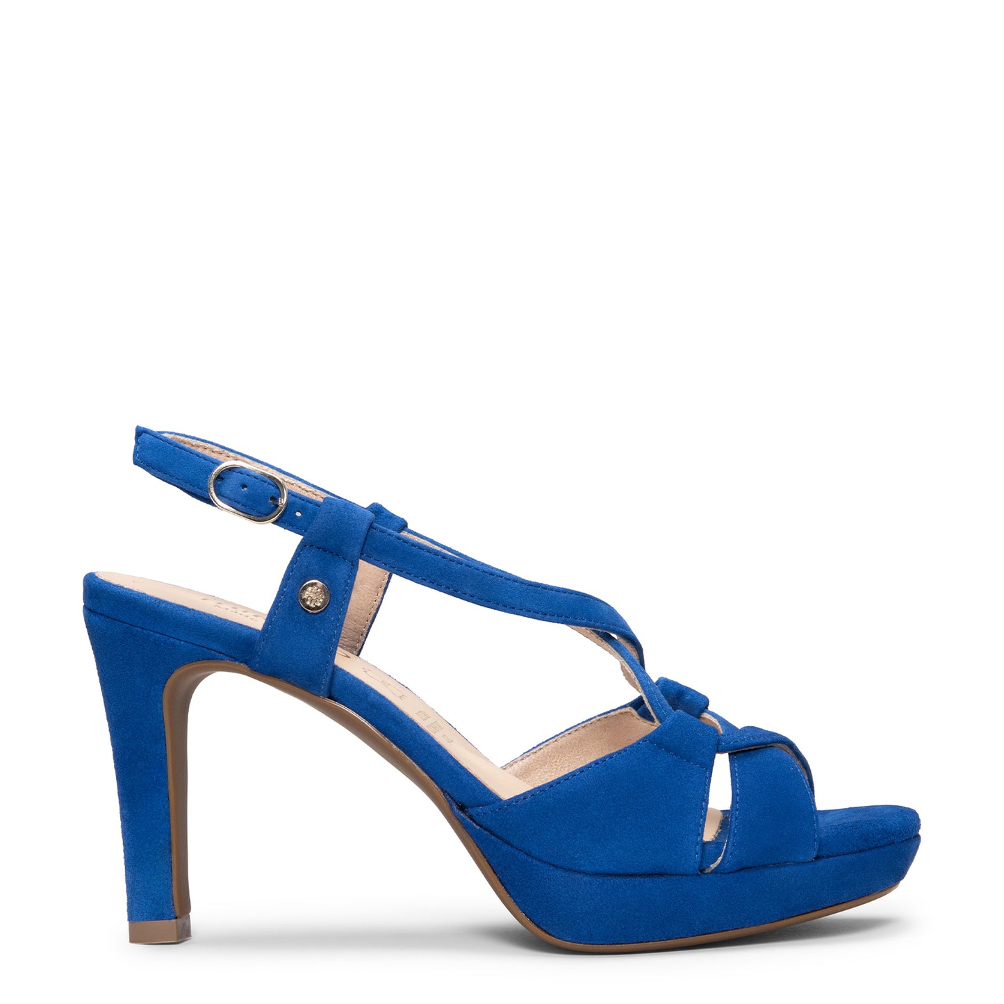 JUDITH - Sandalias de fiesta con tacón AZULON