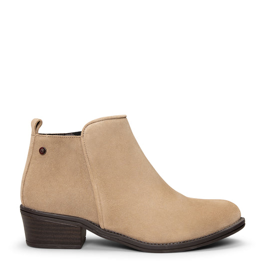 BALTIMORE - BOTINES DE CAÑA BAJA BEIGE