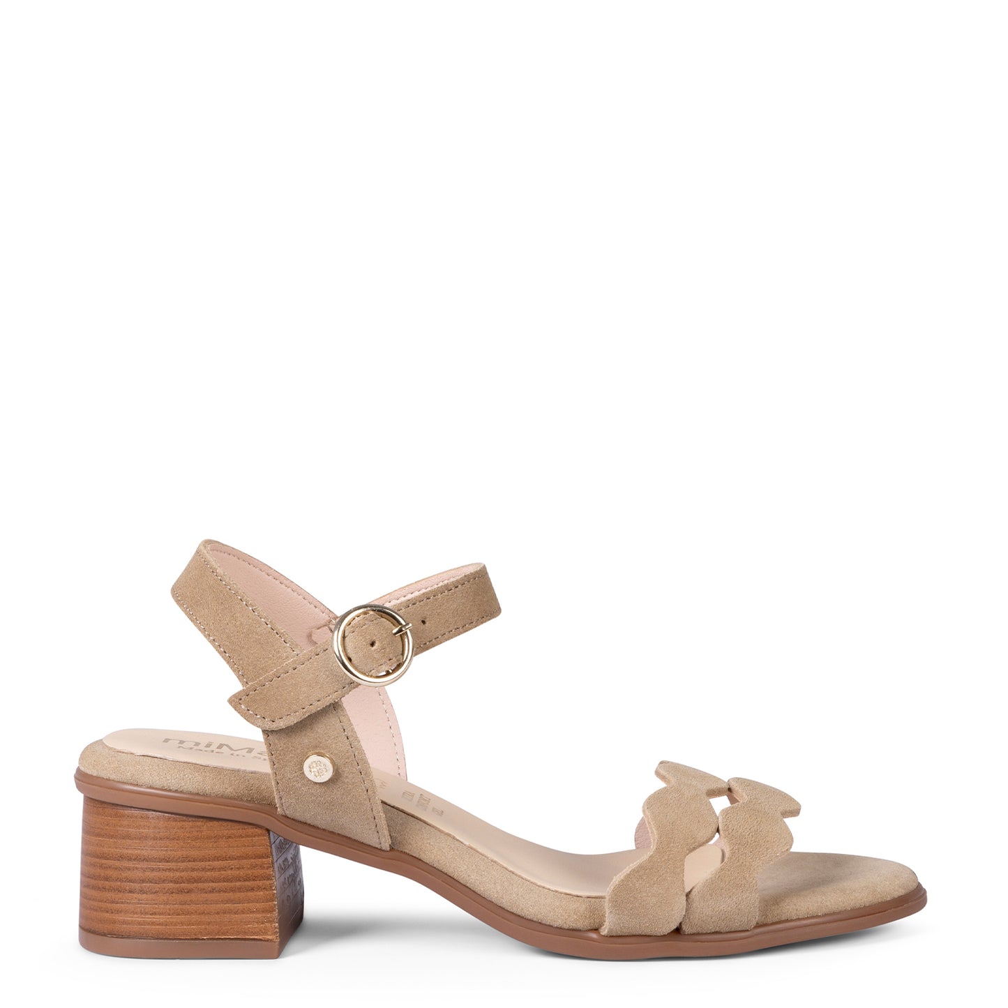 LETY - SANDALIA DE TACÓN DE VESTIR BEIGE