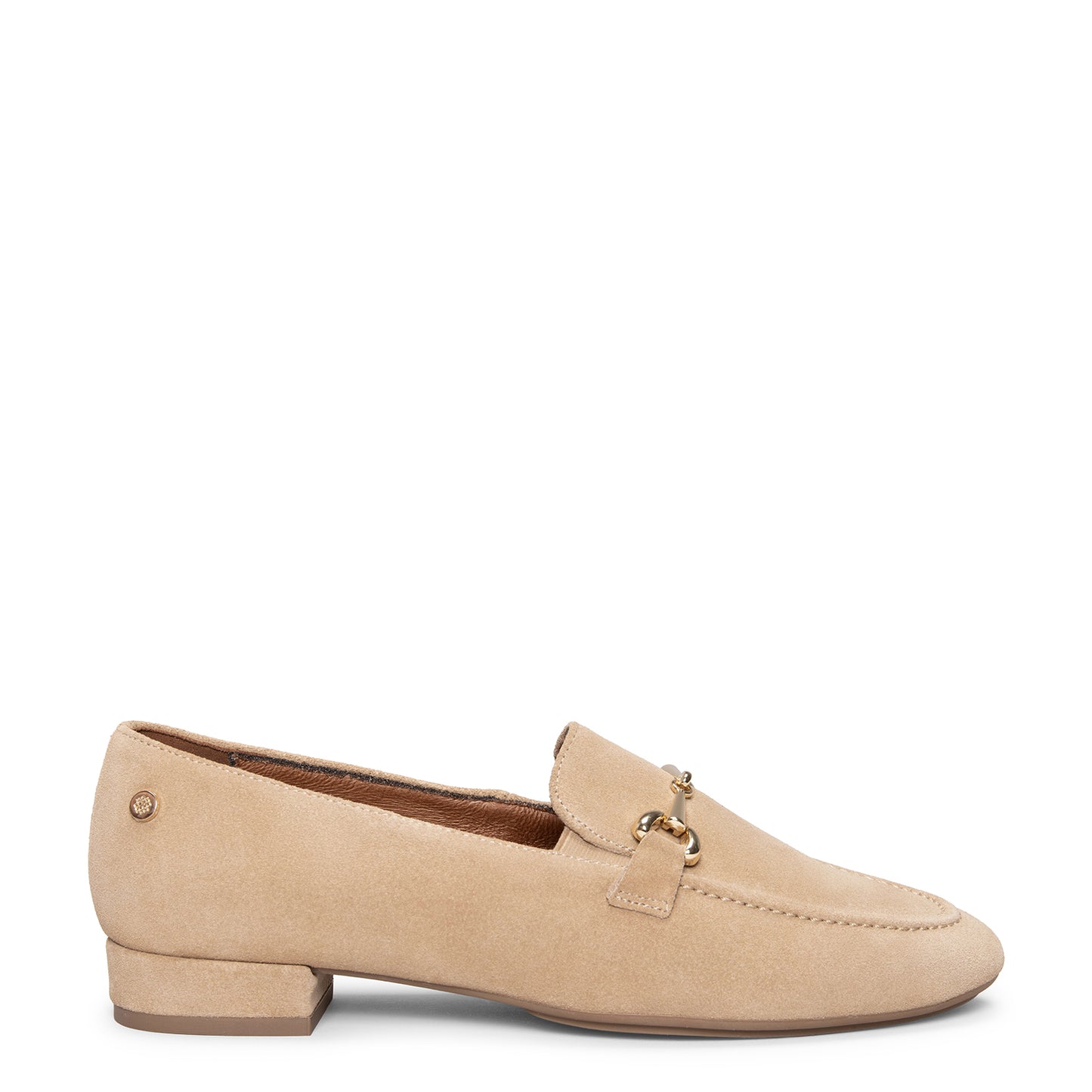 SERENA - Mocasín de piel BEIGE