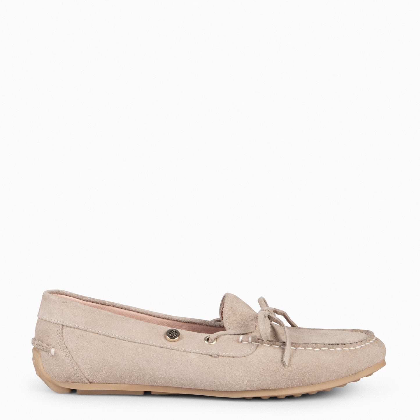 LAZO – Mocassins plats pour femmes avec semelle intérieure amovible BEIGE