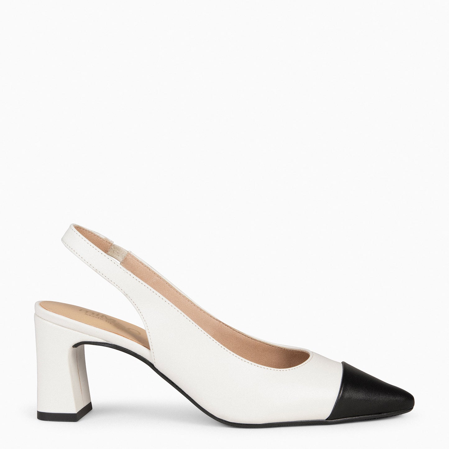 DIANA - Sapato com bico fino OFF WHITE