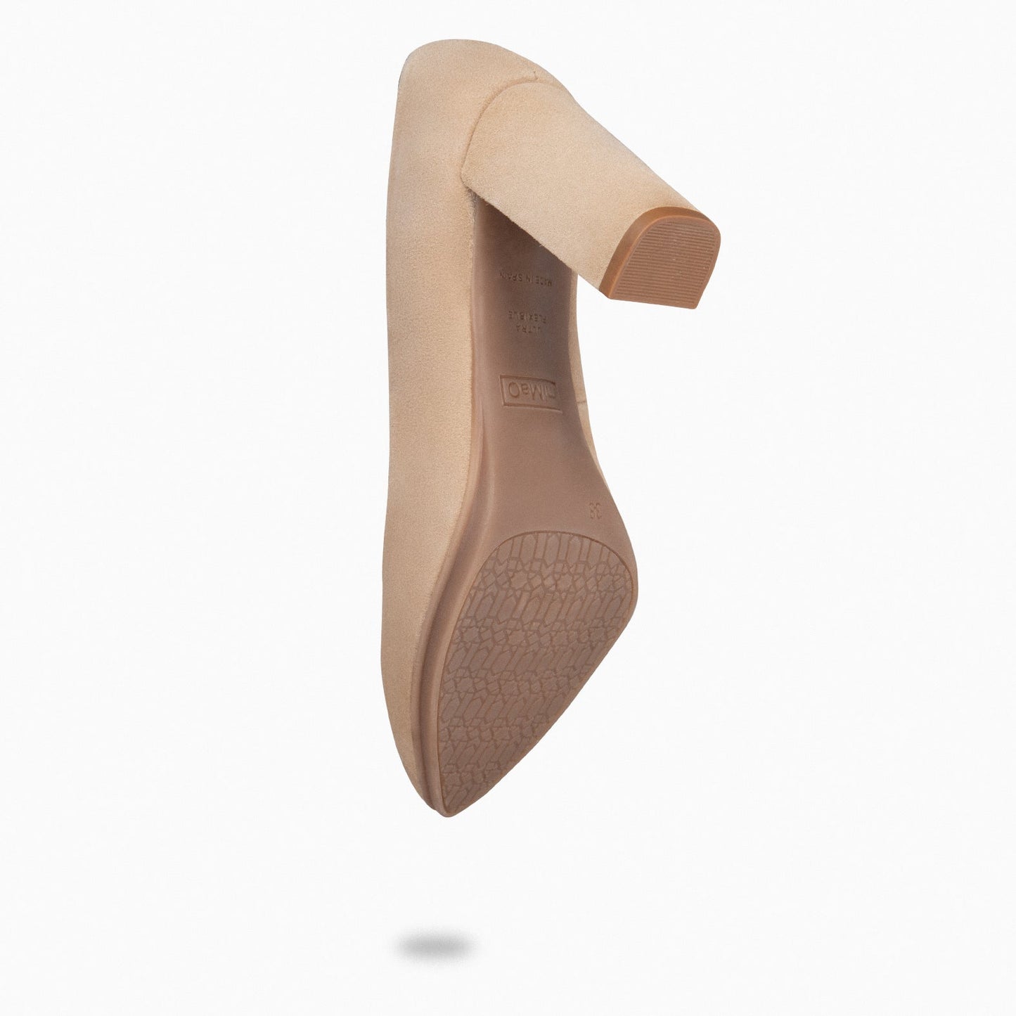 URBAN - Zapatos de tacón alto de ante BEIGE