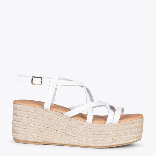 ALÁJAR - Plateforme compensée Esparto BLANCHE 