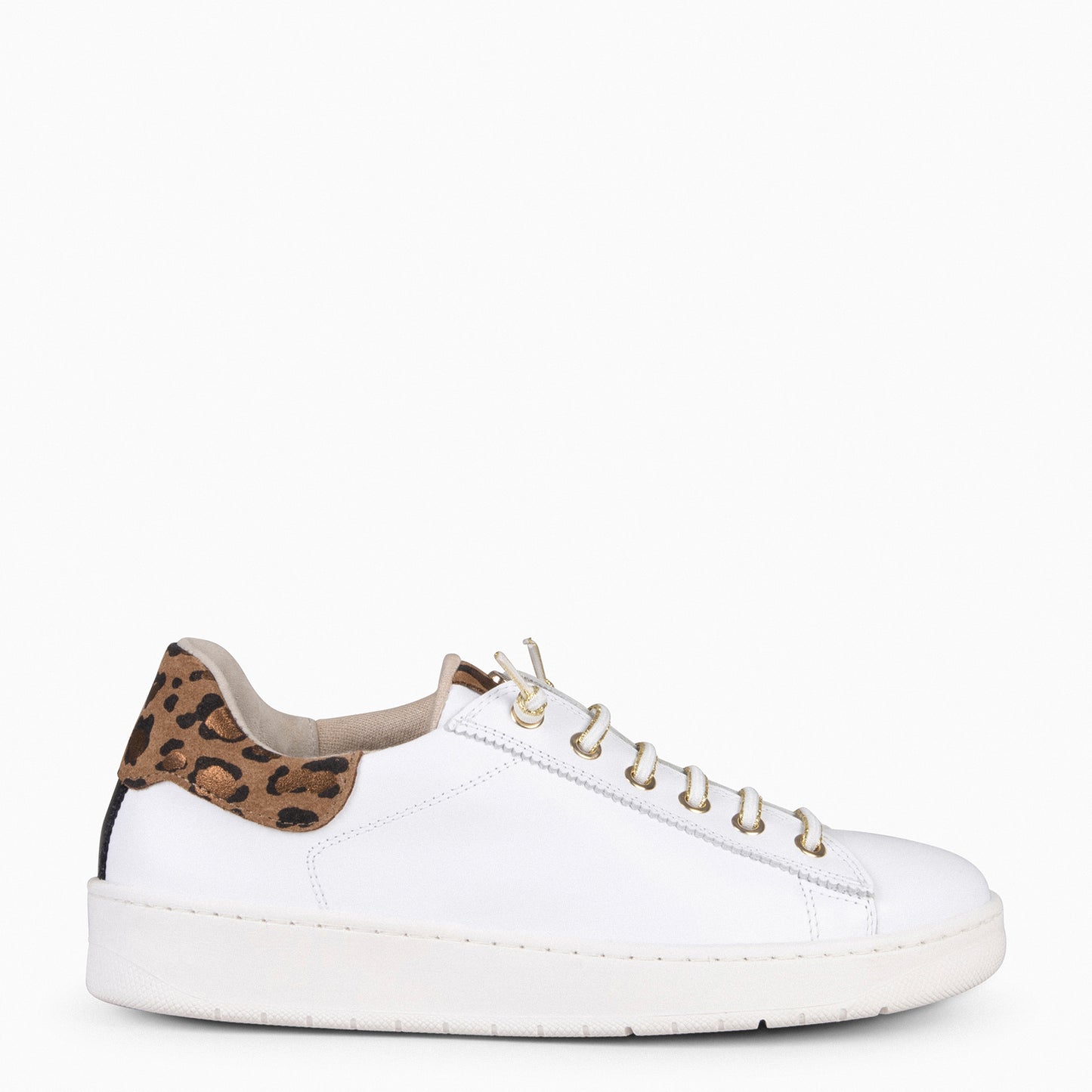 NANTES - Zapatillas Elegantes BLANCO LEOPARDO