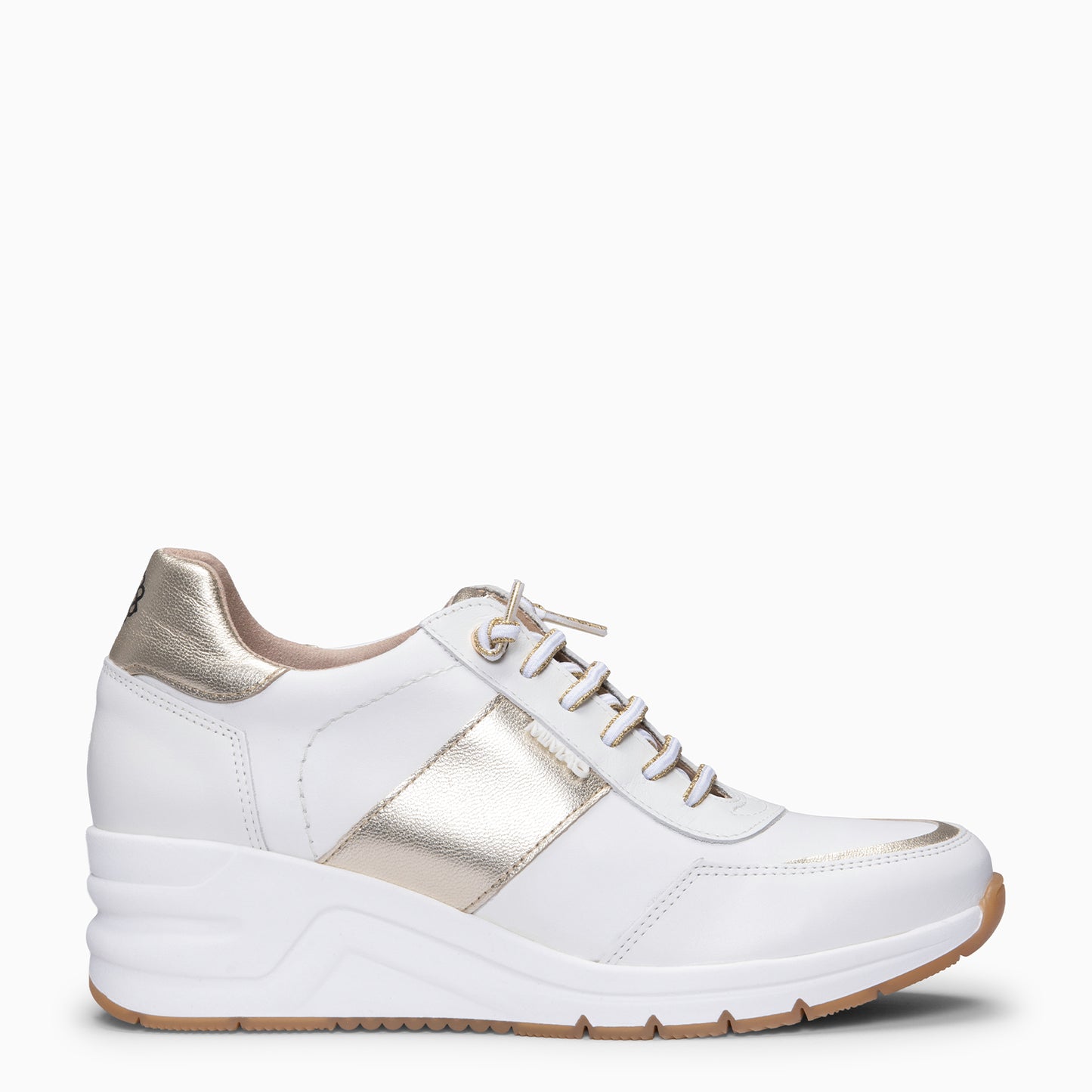 ANNECY - Zapatillas con cuña BLANCO ORO