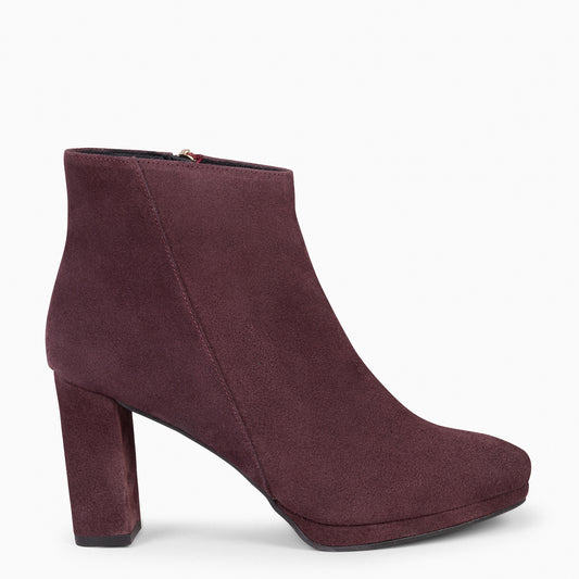 WITTEN - Botins com plataforma BORDEAUX