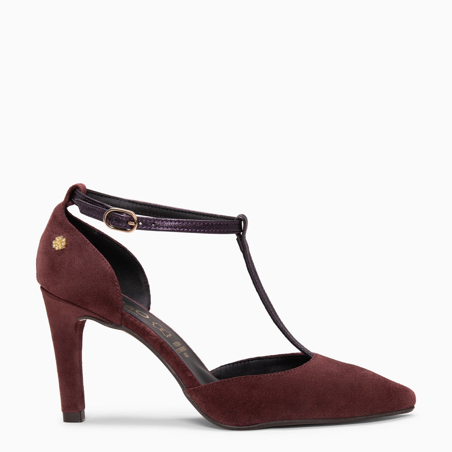 AMANDA - Zapatos de tacón alto BURDEOS