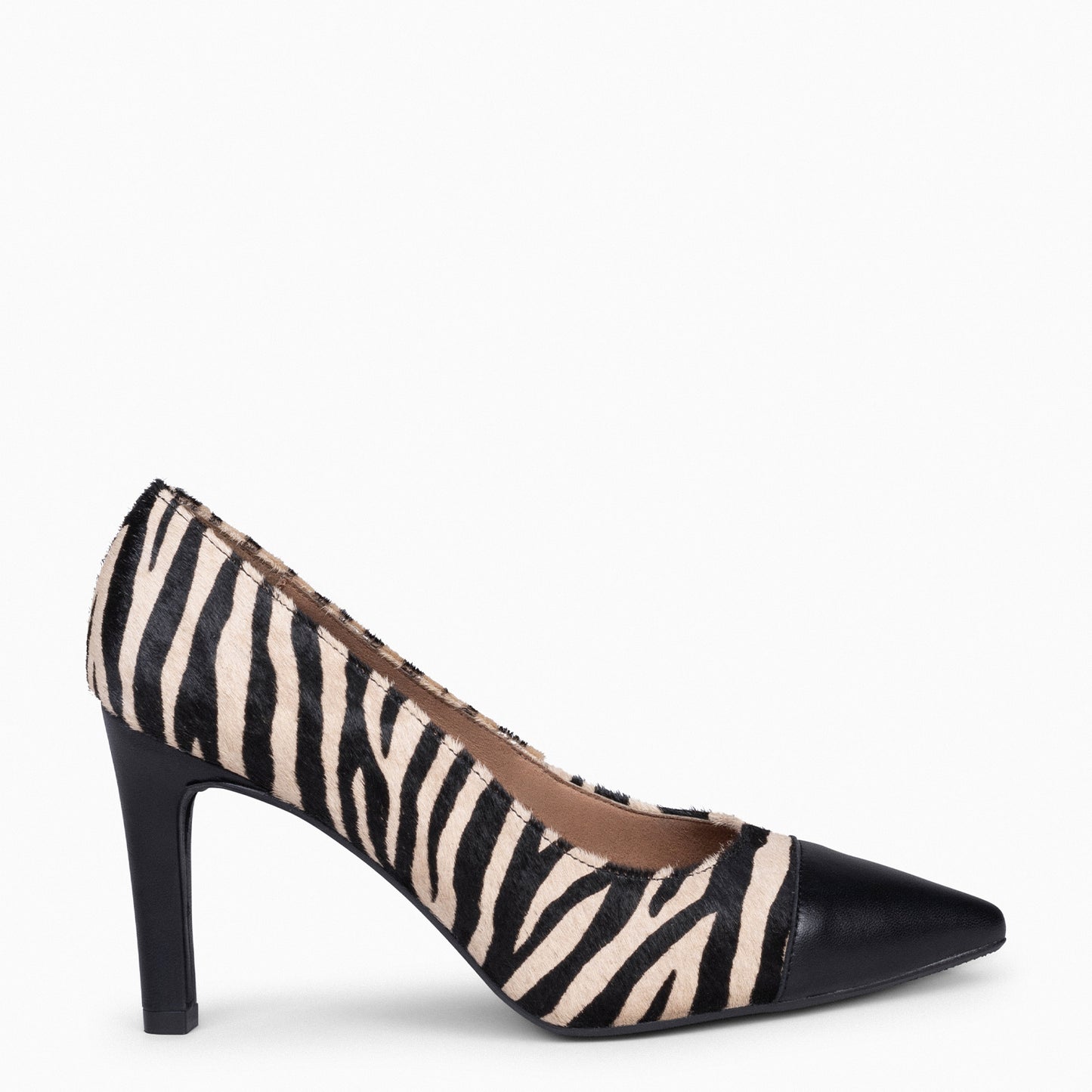 GLAM WILD - Sapatos confortáveis ​​e elegantes BLACK ZEBRA