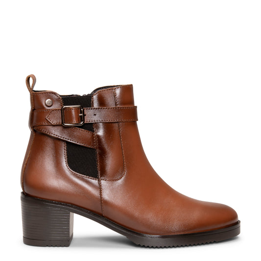 LEMY – BOTINES de MUJER CAMEL
