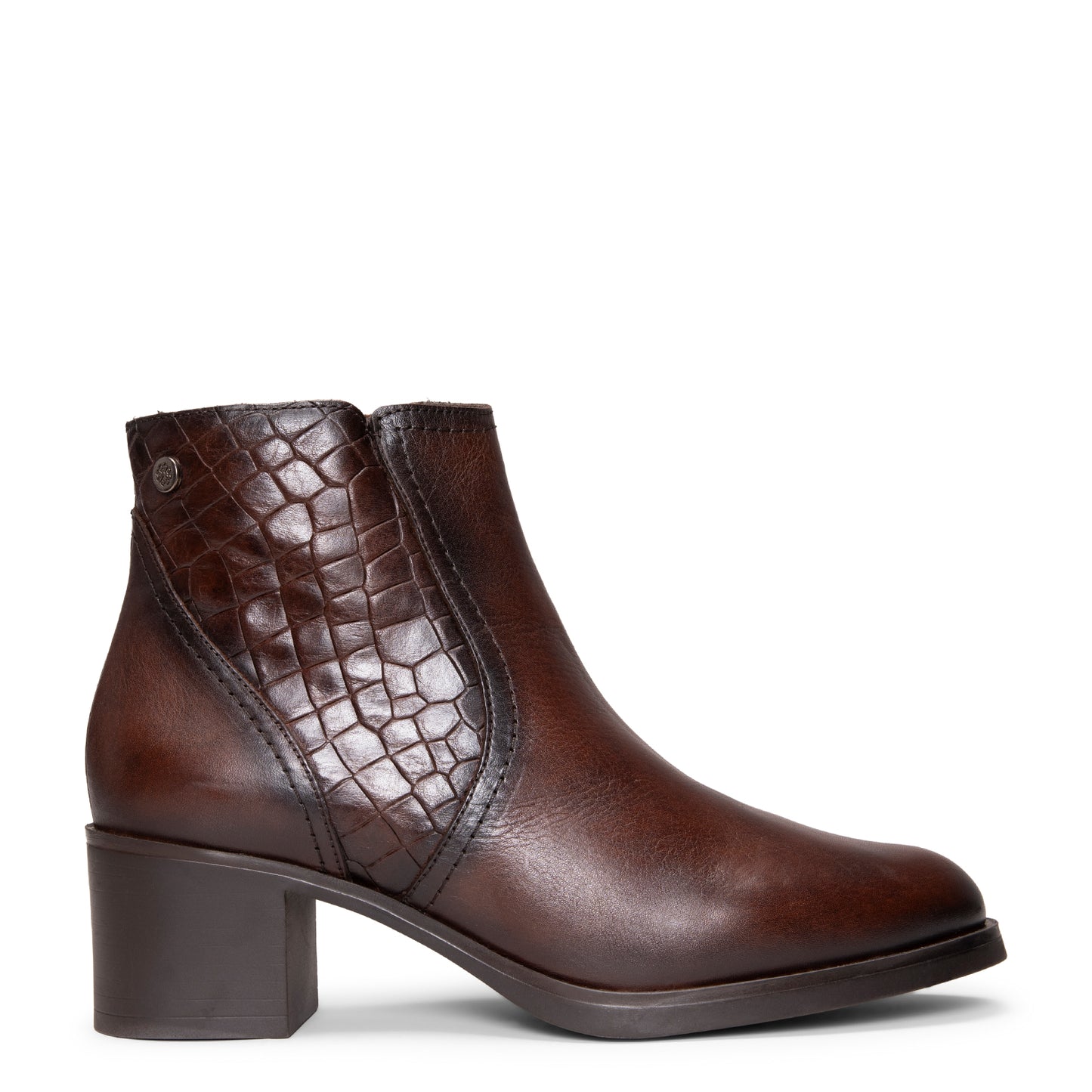 BRANSON - Botines bajos de piel CUERO
