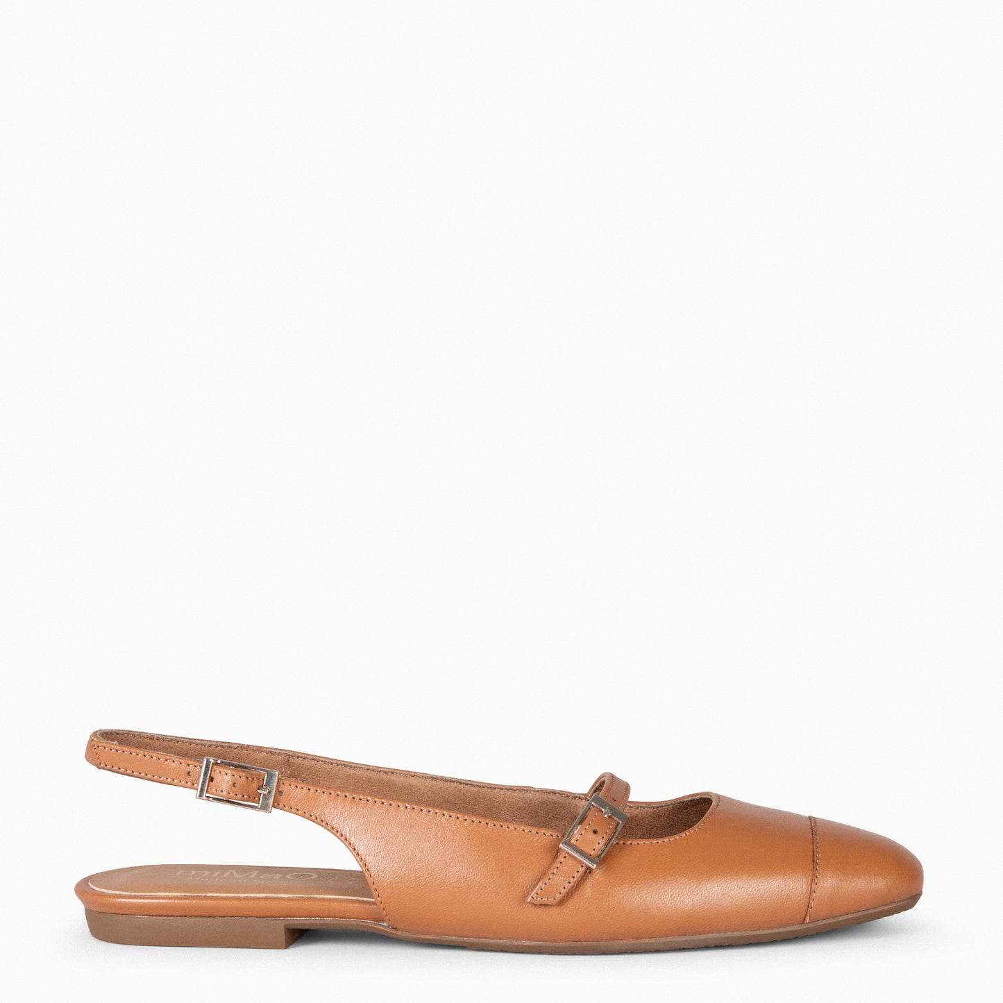 ACALIA – Slingback de COURO Mary Janes