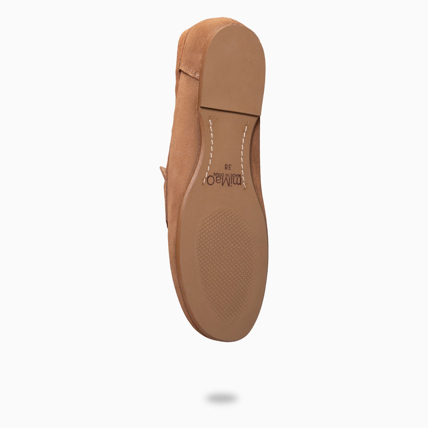 TIERRA - Mocasines de ante Baresoft CUERO