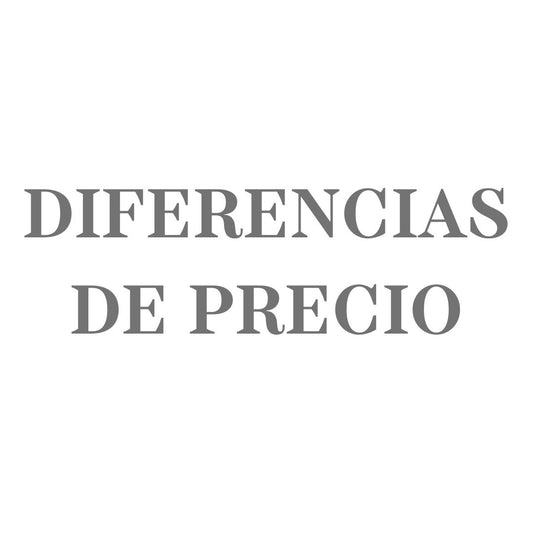 Diferencias de precio