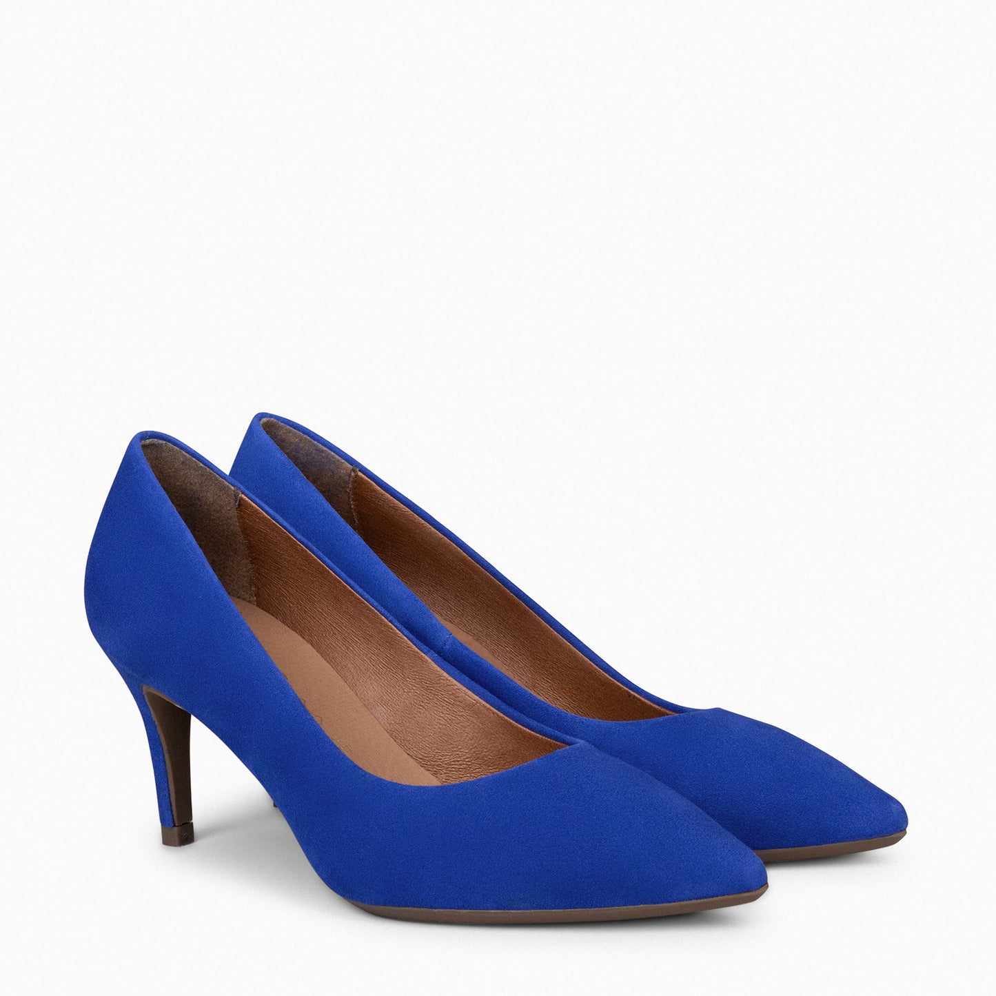 STILETTO – Zapato de tacón de aguja AZUL ELÉCTRICO