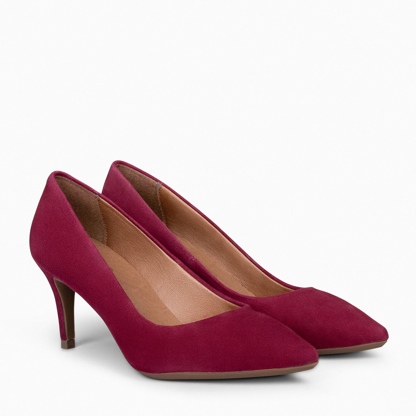 STILETTO – Zapato de tacón de aguja GRANATE