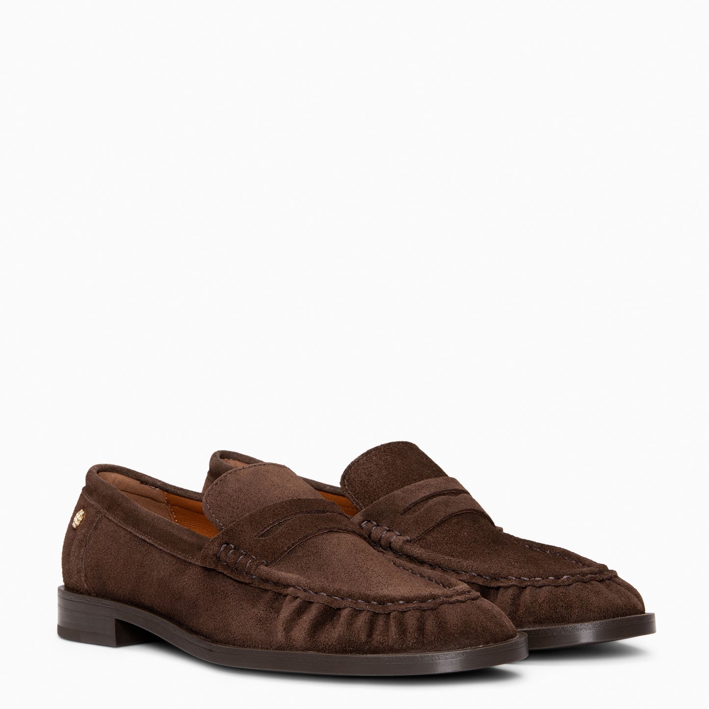 TOKIO - Mocasín en piel de charol MARRON