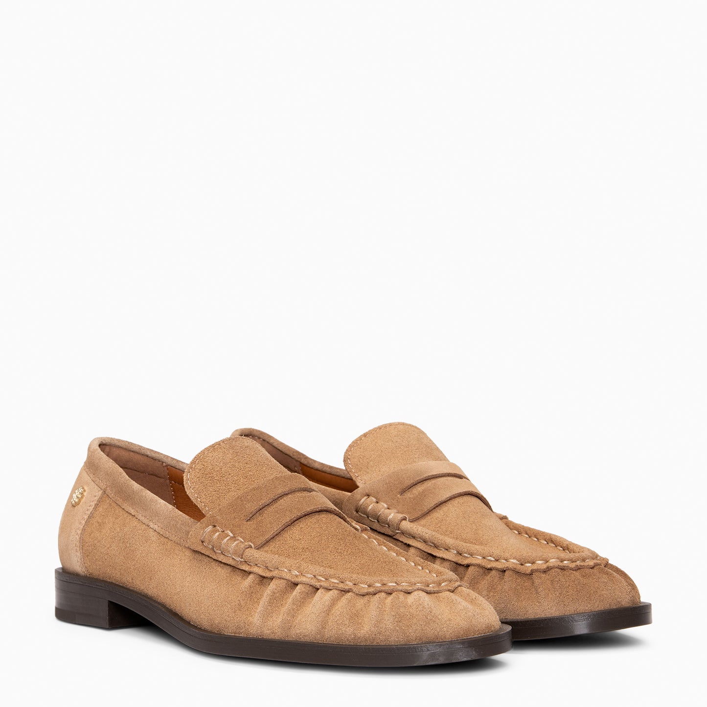 TOKIO - Mocasín en piel de charol TAUPE