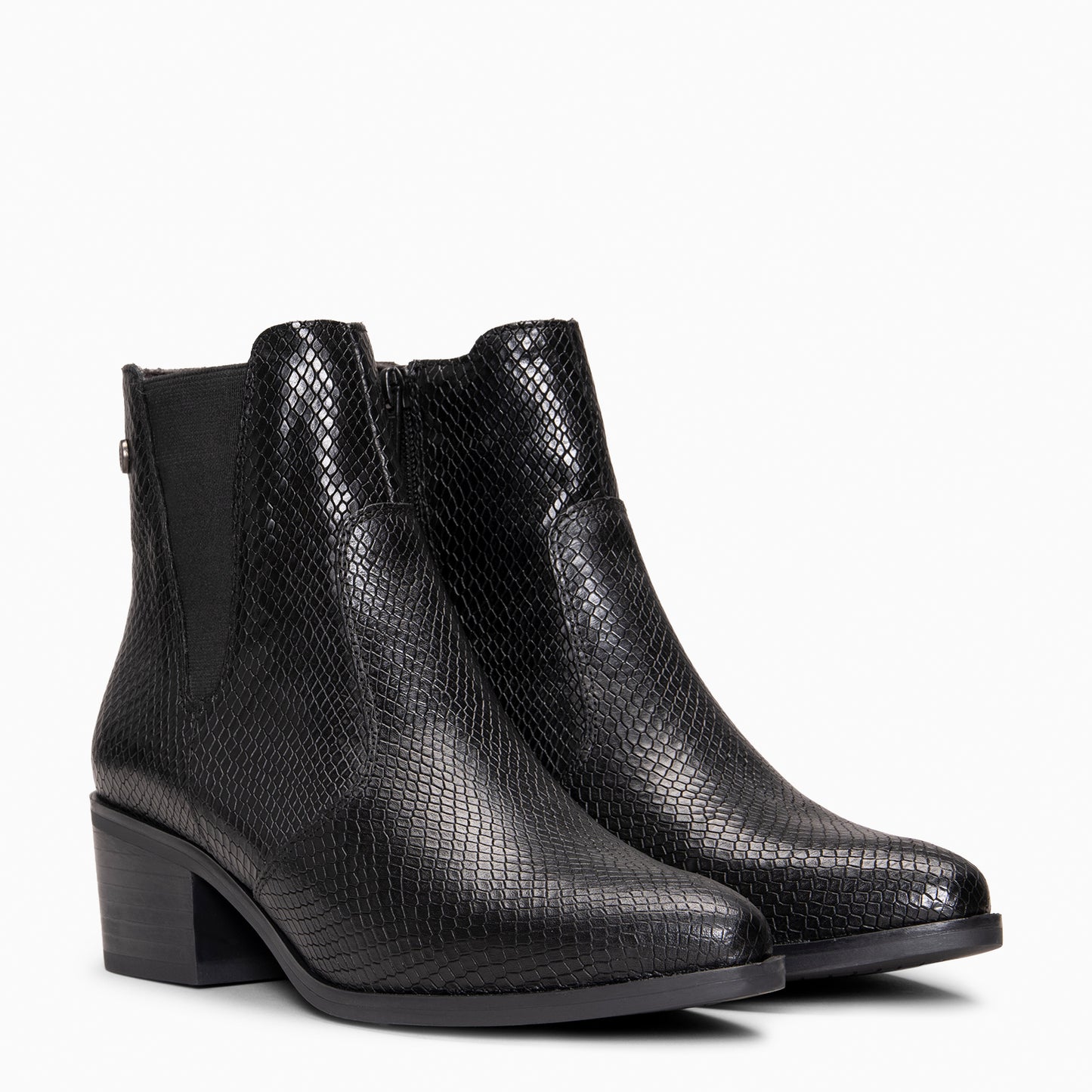 MAMBA - Botas con elástico NEGRO