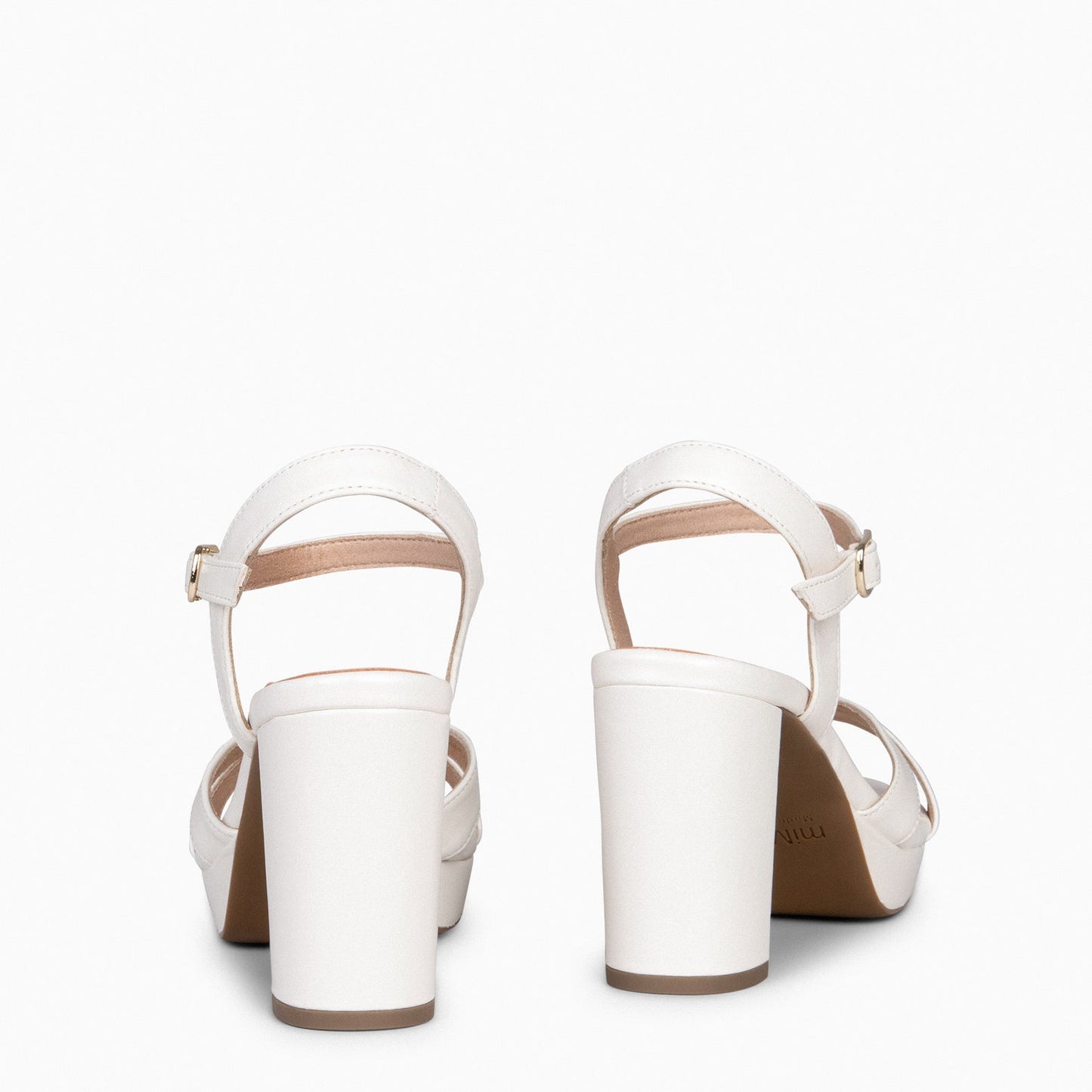 PARIS - Sandalias de fiesta con tacón alto y plataforma NACAR