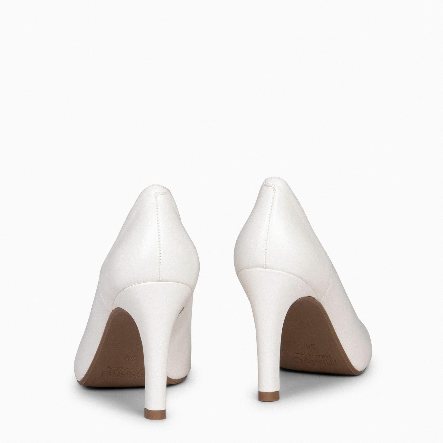 GLAM – Sapatos elegantes de salto alto NACRE