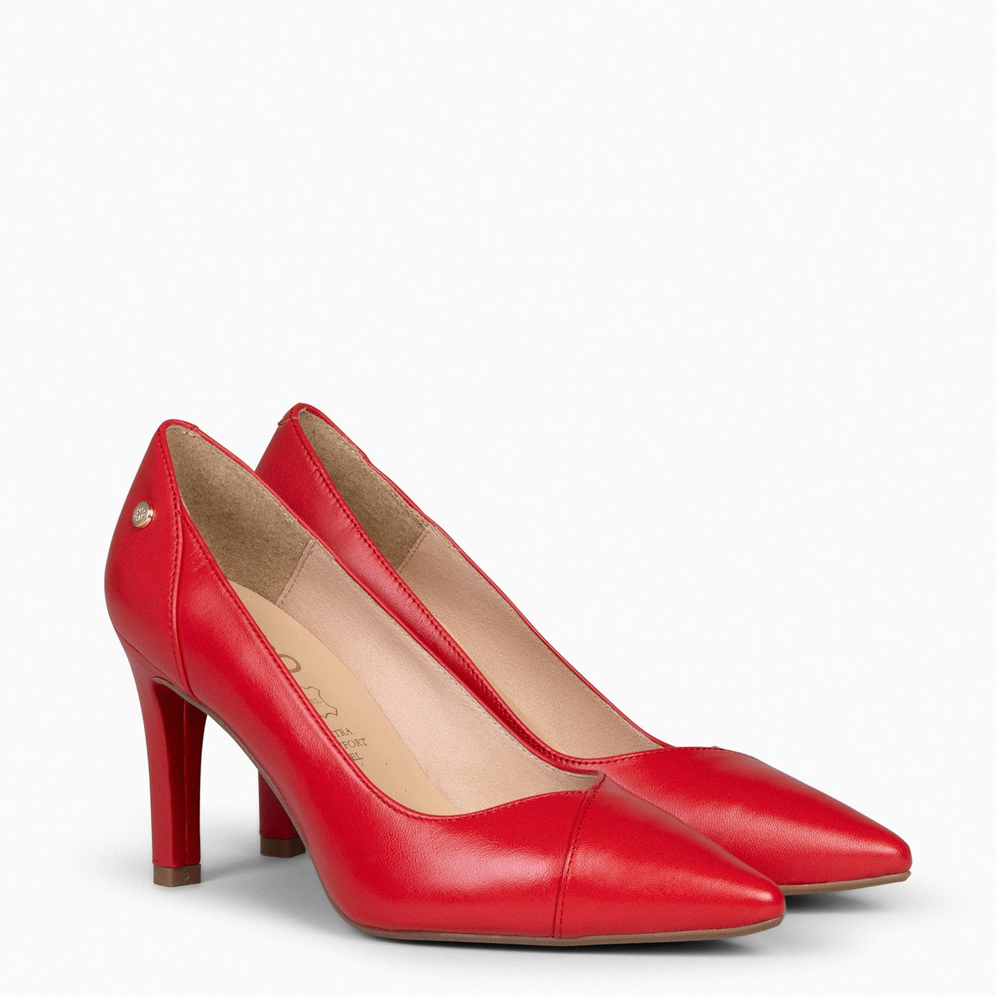 GLAM – Zapatos elegantes de tacón alto ROJO