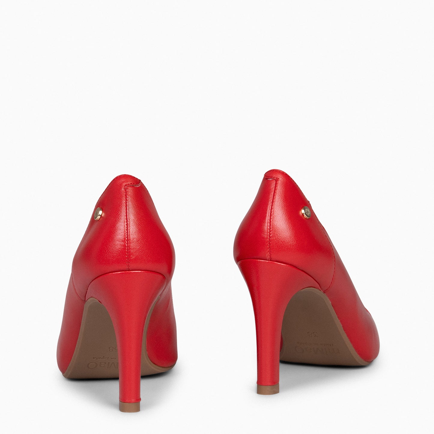 GLAM – Zapatos elegantes de tacón alto ROJO