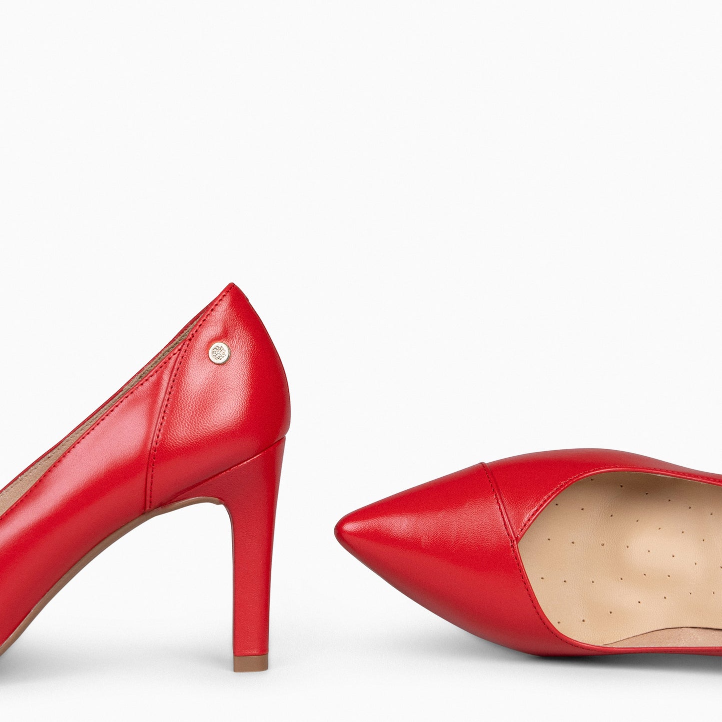 GLAM – Zapatos elegantes de tacón alto ROJO