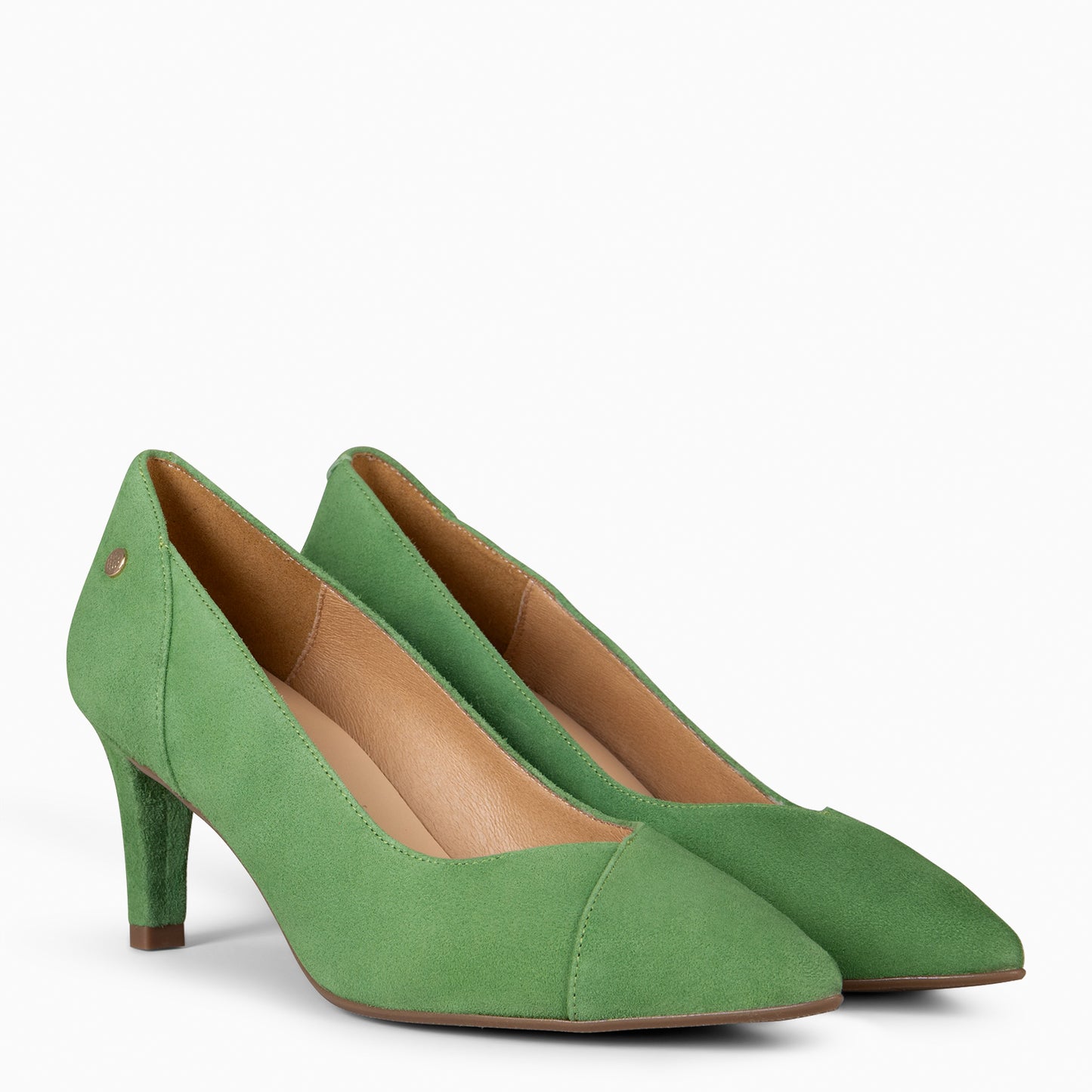 GLAM S - Zapatos de salón de tacón bajo VERDE