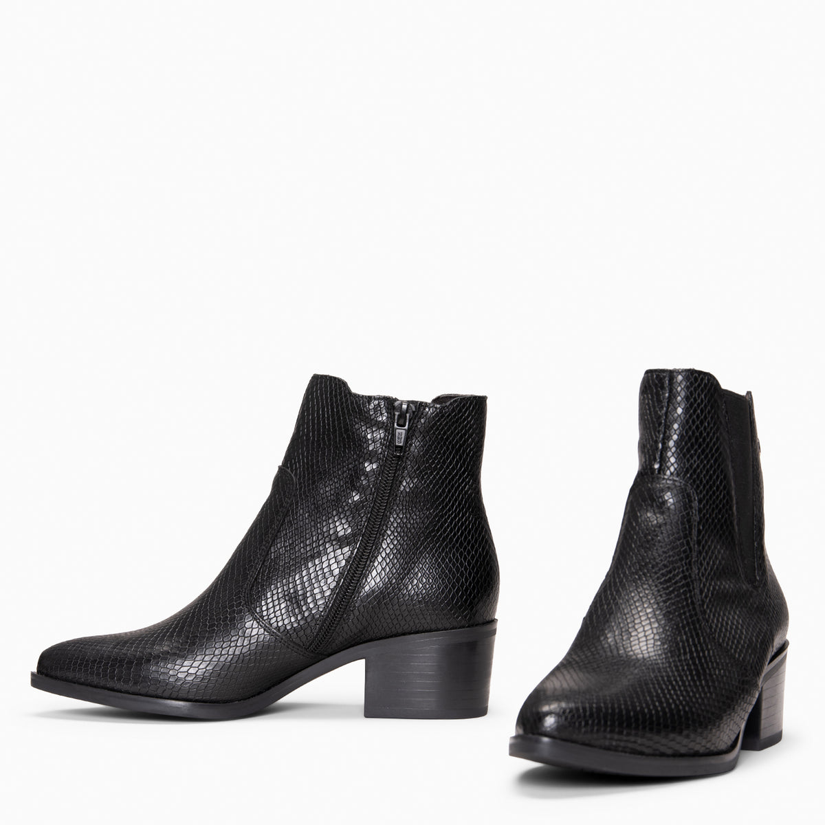 MAMBA - Botas con elástico NEGRO