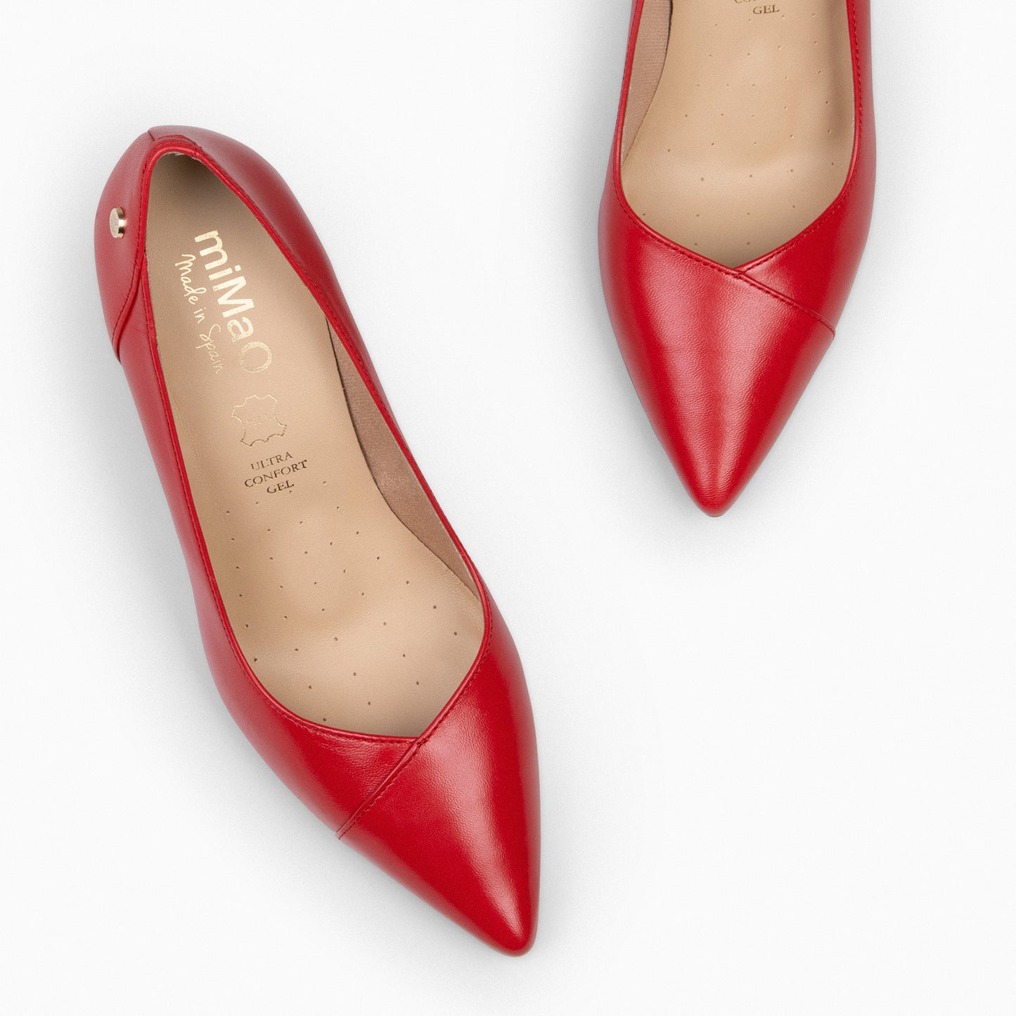 GLAM – Zapatos elegantes de tacón alto ROJO