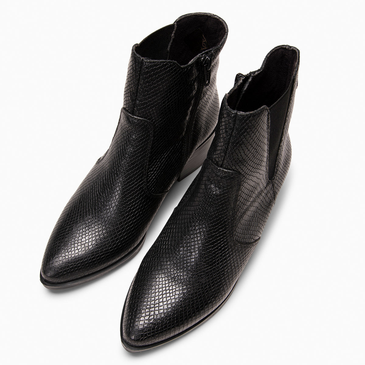MAMBA - Botas con elástico NEGRO
