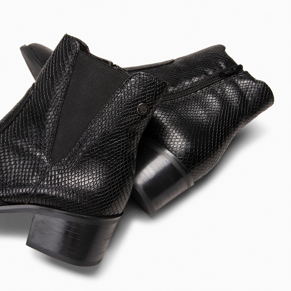 MAMBA - Botas con elástico NEGRO