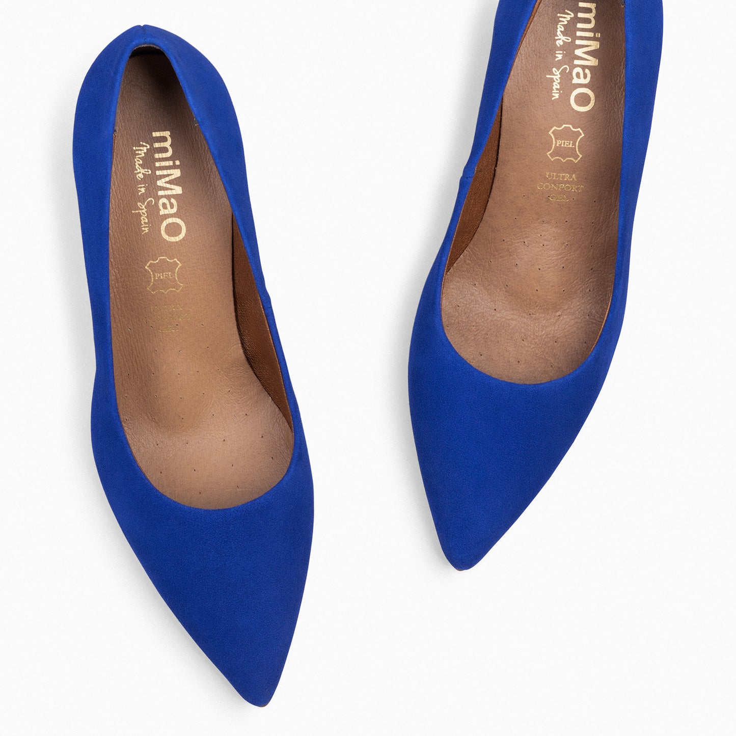 STILETTO – Zapato de tacón de aguja AZUL ELÉCTRICO