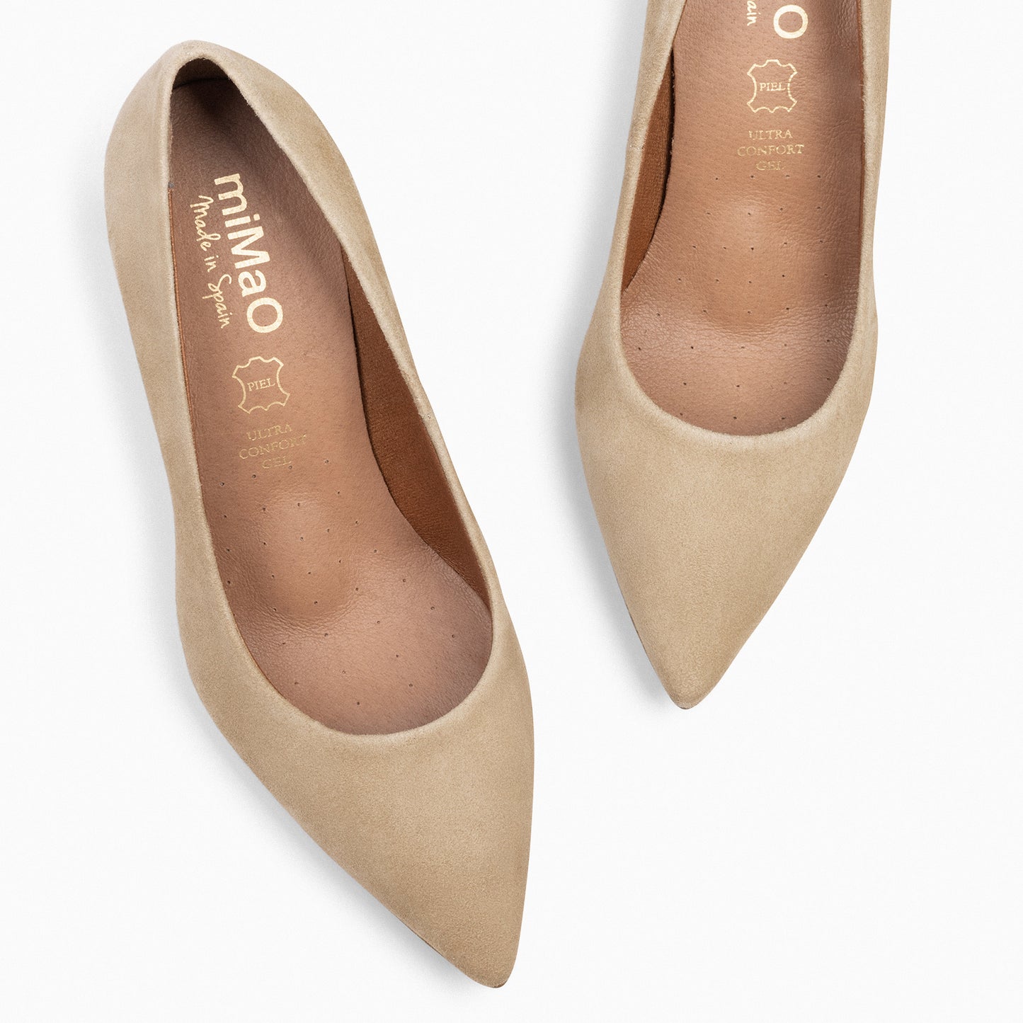 STILETTO – Zapato de tacón de aguja TAUPE
