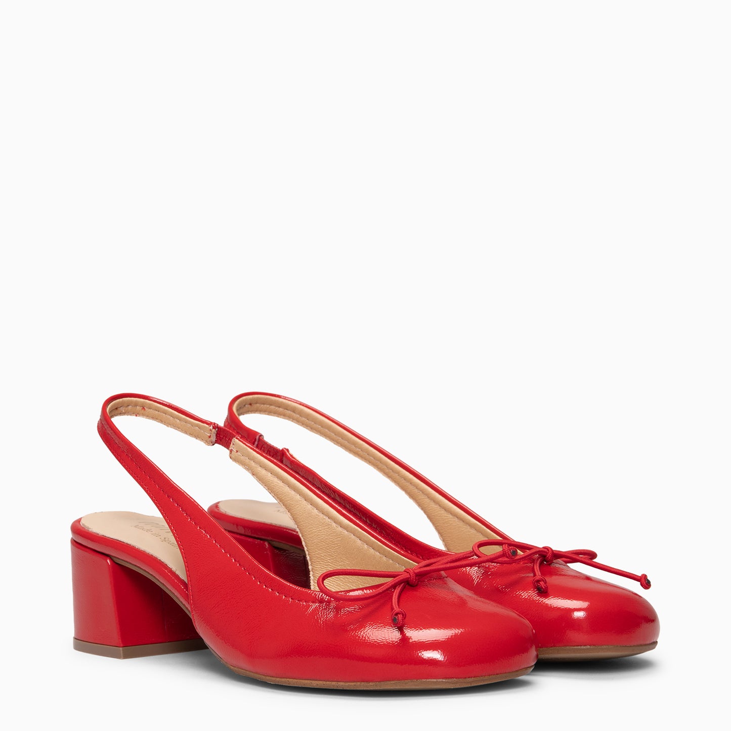 DOROTHY - Zapatos de tacón destalonado Baresoft ROJO