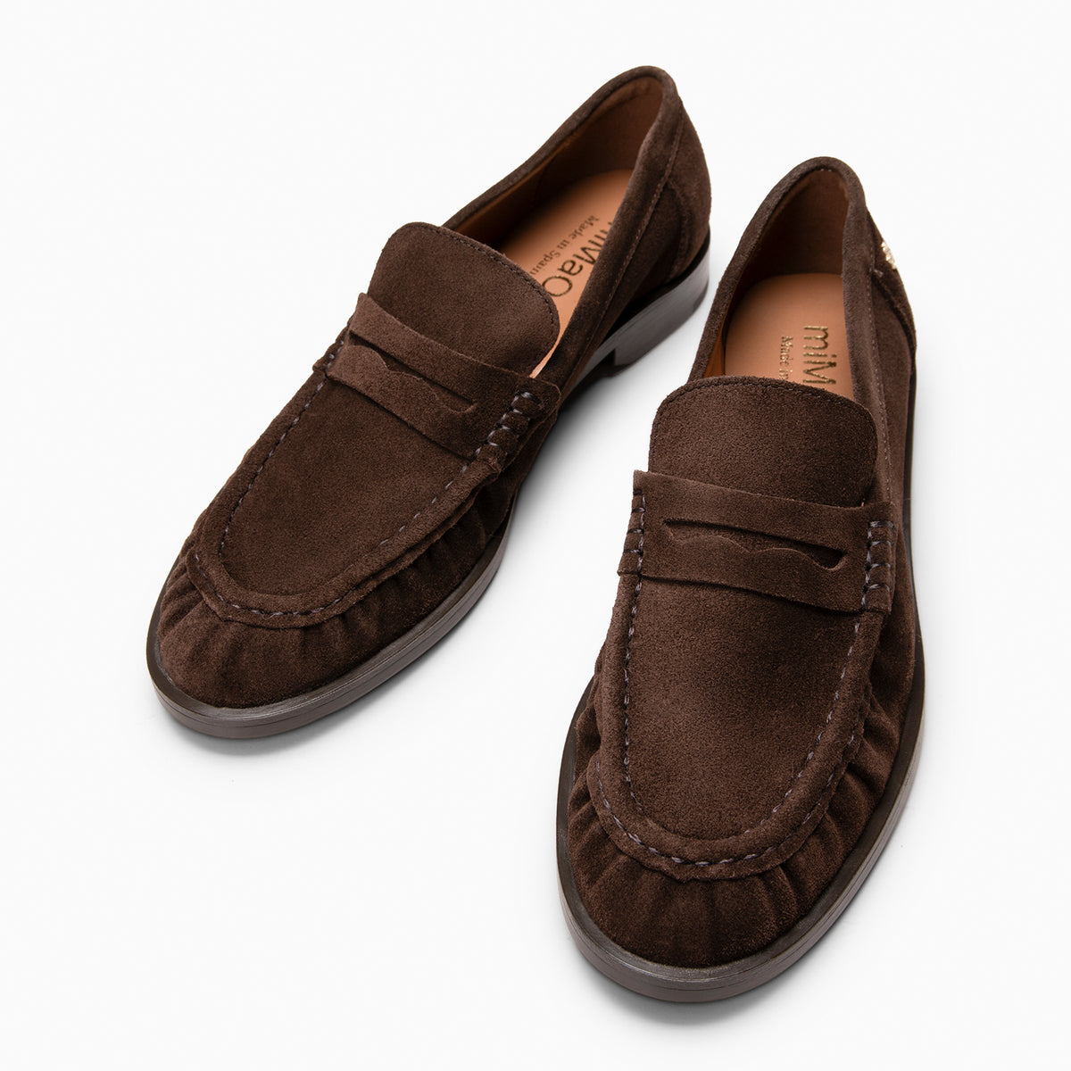 TOKIO - Mocasín en piel de charol MARRON