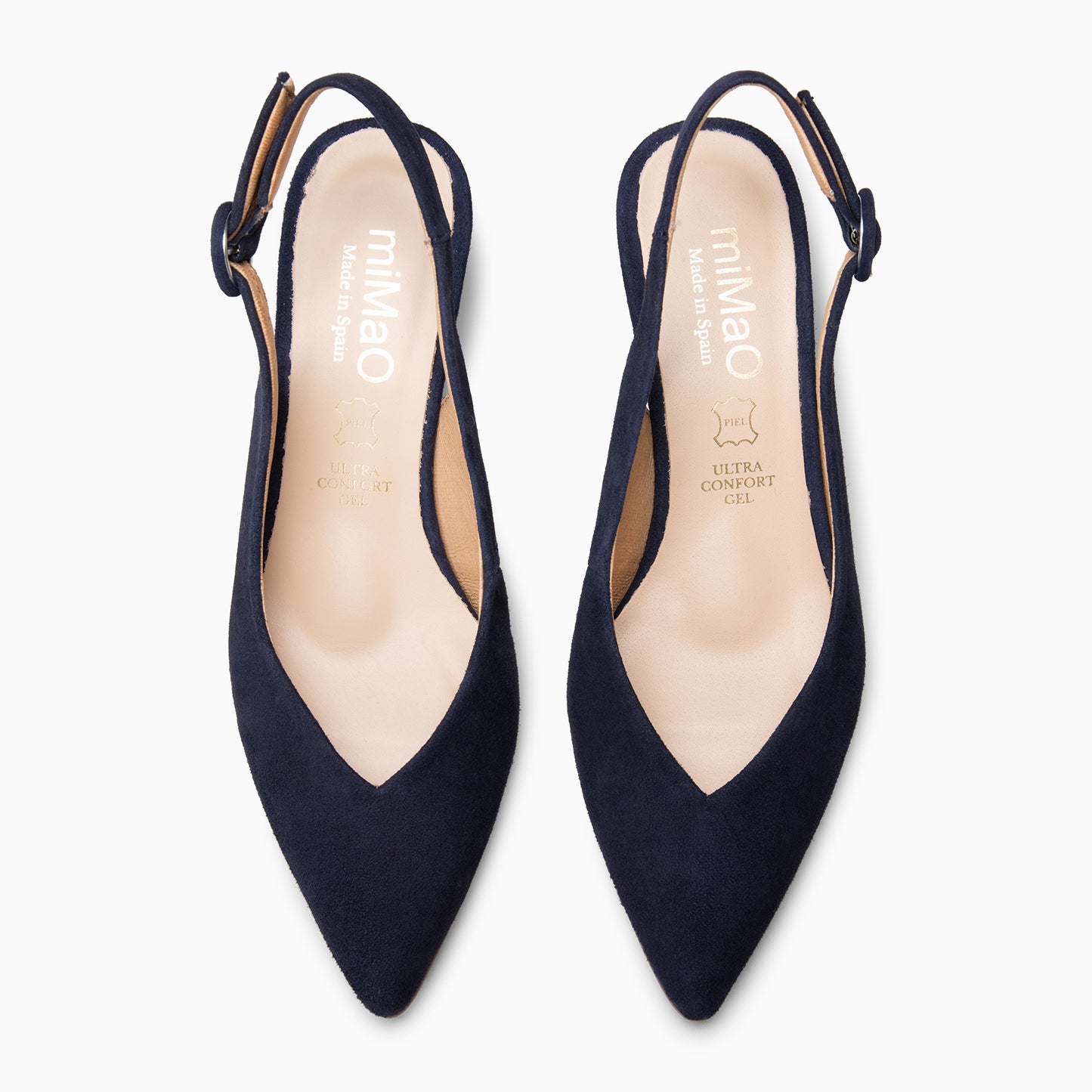 CARMEN – Zapatos de Tacón acampanado MARINO